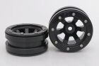 Metsafil Beadlock Wheels PT- Claw Schwarz/Schwarz 1.9 (2 St.)  / MT0060BB