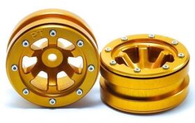 Metsafil Beadlock Wheels PT- Claw Gold/Gold 1.9 (2 St.) /...