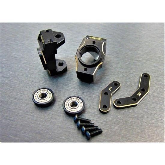 SAMIX Enduro brass heavy steering knuckle / SAMend-4412