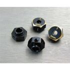 SAMIX SCX10-3 brass hex adaptar (6mm) / SAMscx3-4063-6