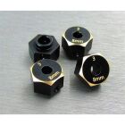 SAMIX SCX10-3 brass hex adaptar (8mm) / SAMscx3-4063-8