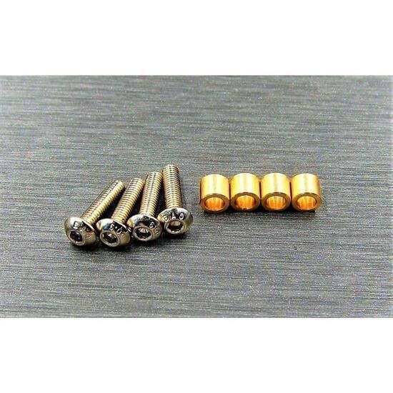 SAMIX TRX-4 brass knuckle busings set (include 4 screw) / SAMtrx4-4067