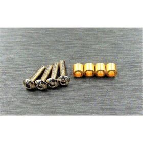 SAMIX TRX-4 brass knuckle busings set (include 4 screw) /...