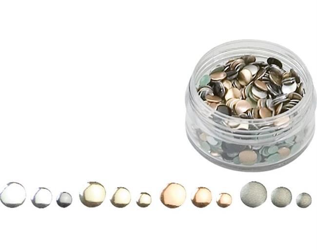 Donau Elektronik Ersatznieten glänzend 750 tlg. / 0259-13