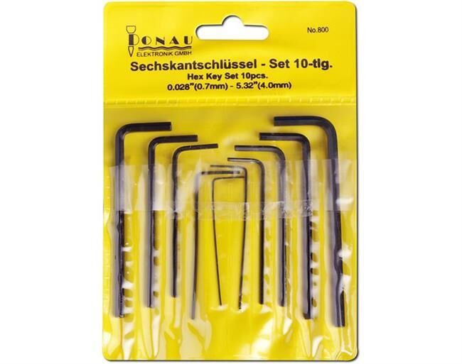Donau Elektronik Sechskantschlüssel Set 10-tlg. / 800