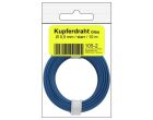 Donau Elektronik Kupferschalt Draht 0,5 mm / 10 m blau - in SB Beutel / 105-2SB