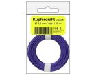 Donau Elektronik Kupferschalt Draht 0,5 mm / 10 m violett - in SB Beutel / 105-6SB
