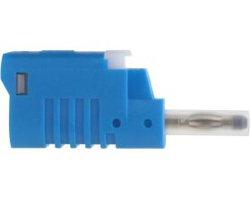 Donau Elektronik 1082 - Sicherheits Laborstecker 4mm blau