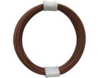 Donau Elektronik Kupferschalt Litze 0,04 mm² / 10 m braun / 110-8