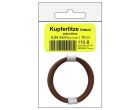 Donau Elektronik Kupferschalt Litze 0,04 mm² / 10 m braun - in SB Beutel / 110-8SB