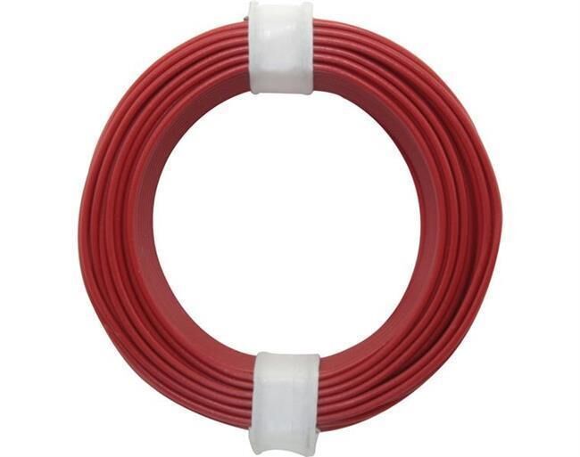 Donau Elektronik Kupferschalt Litze 0,14 mm² / 10 m / rot / 118-0