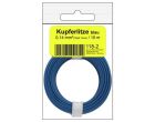Donau Elektronik Kupferschalt Litze 0,14 mm² / 10 m / blau in SB Beutel / 118-2SB