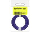 Donau Elektronik Kupferschalt Litze 0,14 mm² / 10 m / violett in SB Beutel / 118-6SB