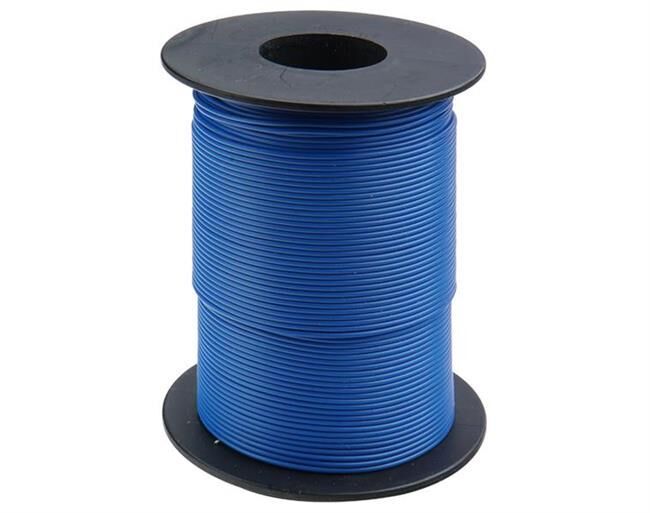 Donau Elektronik Kupferschalt Litze 0,14 mm² / 100m blau / 119-12