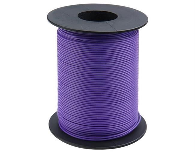 Donau Elektronik Kupferschalt Litze 0,14 mm² / 100m violett / 119-16