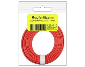Donau Elektronik Kupferschalt Litze 0,25 mm² / 10 m...