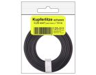 Donau Elektronik Kupferschalt Litze 0,25 mm² / 10 m / schwarz in SB Beutel / 125-011SB