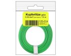 Donau Elektronik Kupferschalt Litze 0,25 mm² / 10 m / grün in SB Beutel / 125-014SB