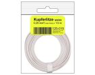 Donau Elektronik Kupferschalt Litze 0,25 mm² / 10 m / weiss in SB Beutel / 125-015SB