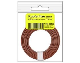 Donau Elektronik Kupferschalt Litze 0,25 mm² / 10 m...