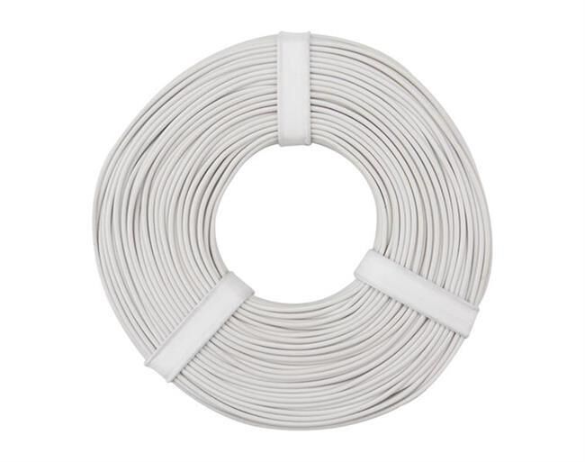 Donau Elektronik Kupferschalt Litze 0,25 mm² / 50 m / weiss / 125-055