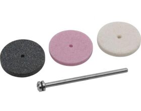 Donau Elektronik 3 Schleifsteine + Dorn / 1620