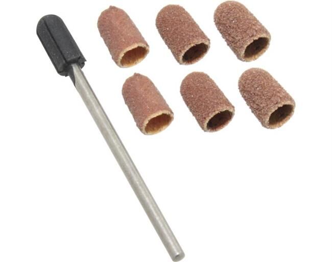 Donau Elektronik 6 Schleifkappen Ø 5 mm + Träger / 1627