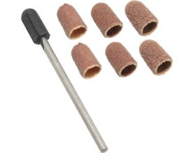 Donau Elektronik 6 Schleifkappen Ø 5 mm +...