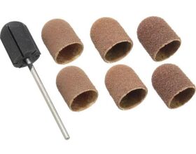 Donau Elektronik 6 Schleifkappen Ø 13 mm +...