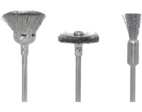 Donau Elektronik 3 Stahldrahtbürsten ( hart ) / 1670