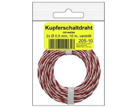 Donau Elektronik Kupferschalt Draht 0,5 mm / 10m...