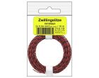 Donau Elektronik Zwillingslitze 0,04 mm² / 10 m rot-schwarz in SB / 210-10SB
