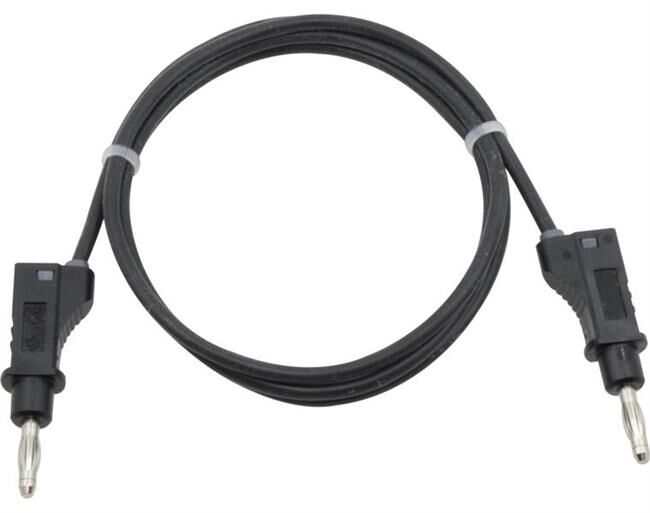 Donau Elektronik Silikon Messleitung schwarz / 2111