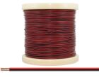 Donau Elektronik Zwillingslitze 0,14 mm² / 500 m rot-schwarz / 218-500