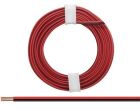 Donau Elektronik Zwillingslitze 0,25 mm² / 5 m rot-schwarz / 225-01