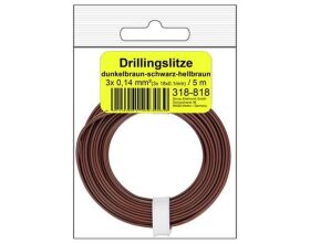 Donau Elektronik Drillingslitze 0,14 mm² / 5 m...