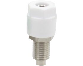 Donau Elektronik Telefonbuchse 4mm weiss / 3235