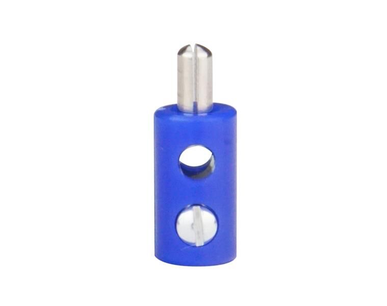 Donau Elektronik Zwergstecker blau / 712