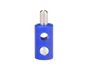 Donau Elektronik Zwergstecker blau / 712