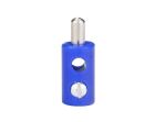 Donau Elektronik Zwergstecker blau / 712