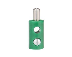 Donau Elektronik Zwergstecker grün / 714