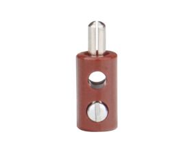 Donau Elektronik Zwergstecker braun / 718