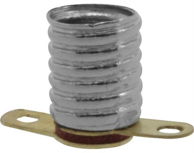 Donau Elektronik Lampenfassung E5,5 Schwachstrom, mit Lötösen / 771