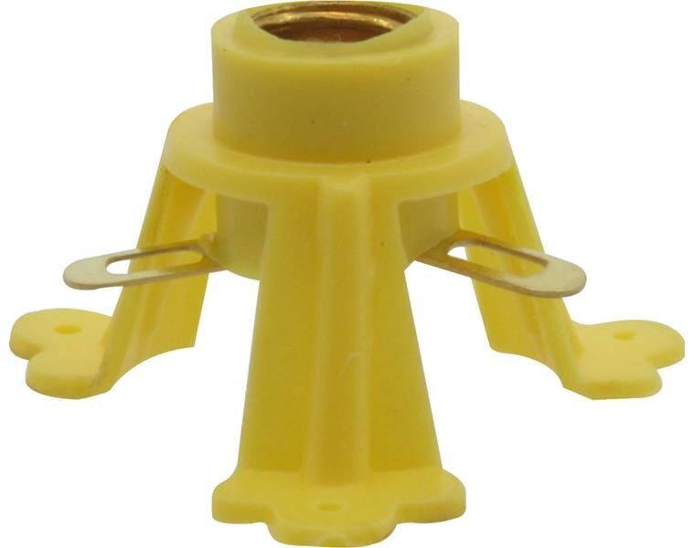 Donau Elektronik Lampenfassung E5,5 Schwachstrom, Stegfassung mit 2 Lötösen / 777