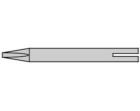 Donau Elektronik 2 mm Lötspitze - Meißelform /...