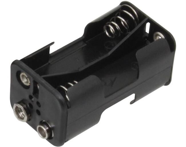Donau Elektronik Batteriehalter für 4 Mignon / BHM40