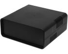 Donau Elektronik Euro Box mittel 150x146x60 schwarz / KGB21