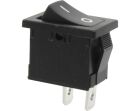 Donau Elektronik Ausschalter 1-polig, schwarz, ON-OFF / KWS10