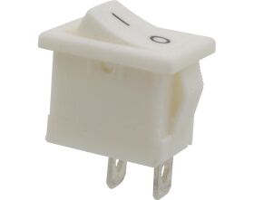 Donau Elektronik Ausschalter 1-polig, weiss, ON-OFF / KWS10W