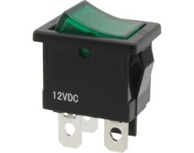 Donau Elektronik Ausschalter, 1-polig, schwarz, grün...